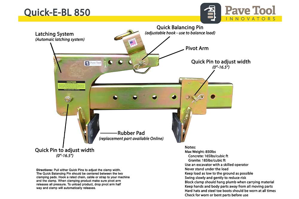 BL-850 Spec Sheet 