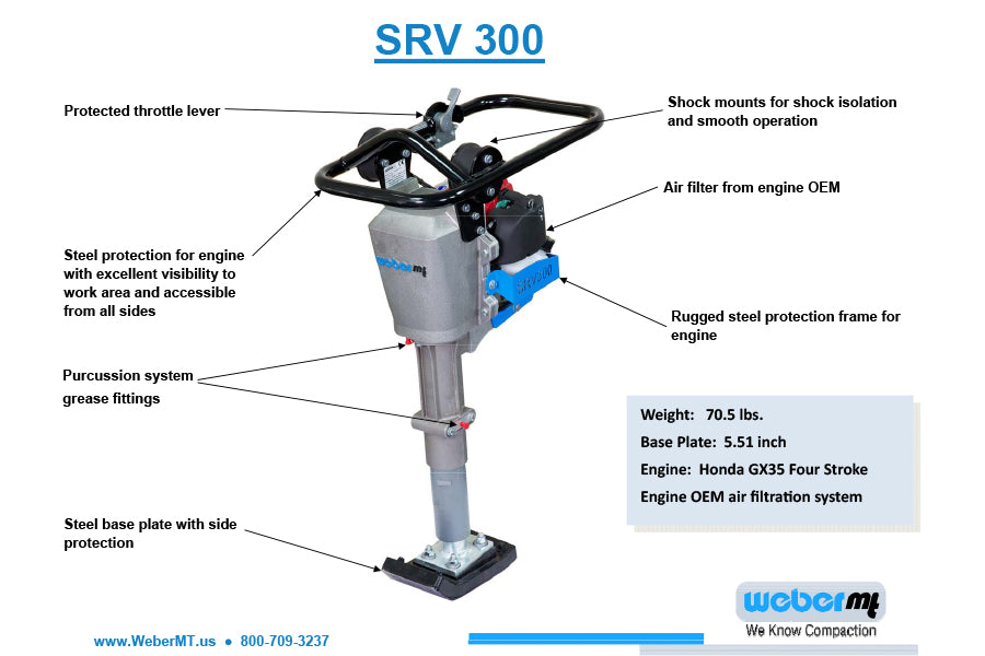 Weber SRV 300-II Rammer